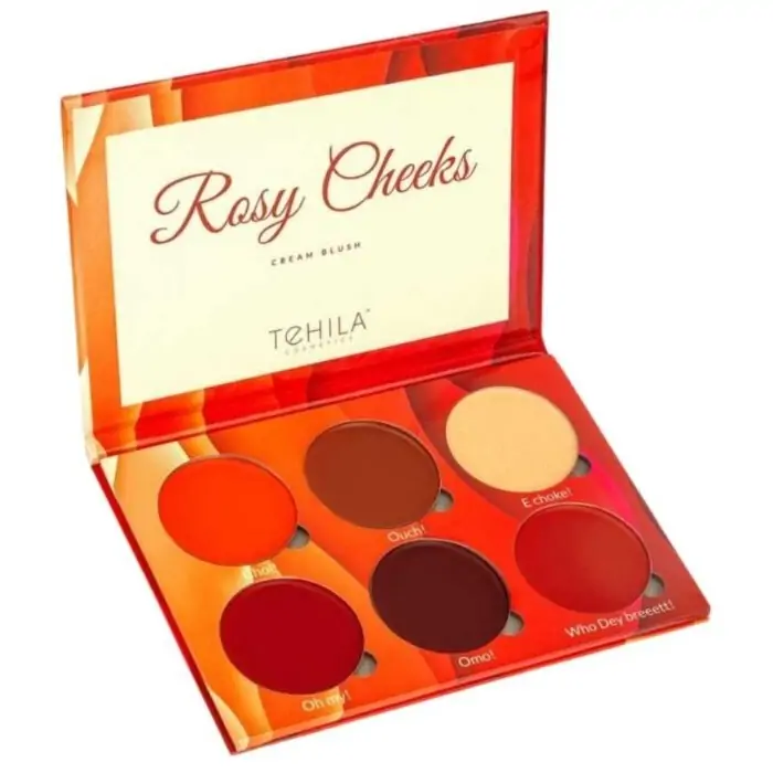 Tehila Rosy Cheeks Professional Cream Blush Palette – Original Edition - Image 1