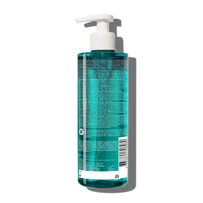 La Roche Posay Effaclar Micro-Peeling Purifying Gel (400ml) - Image 2