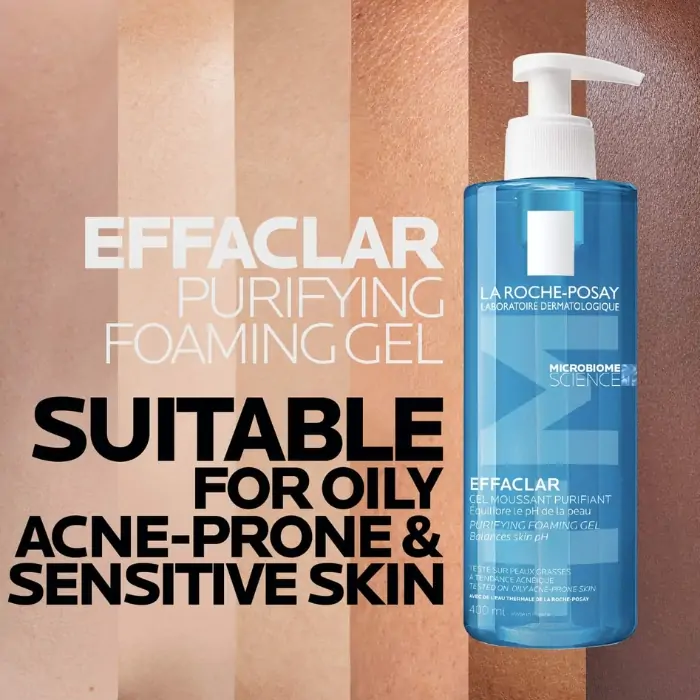 La Roche-Posay Effaclar Purifying Foaming Gel (400ml) - Image 4