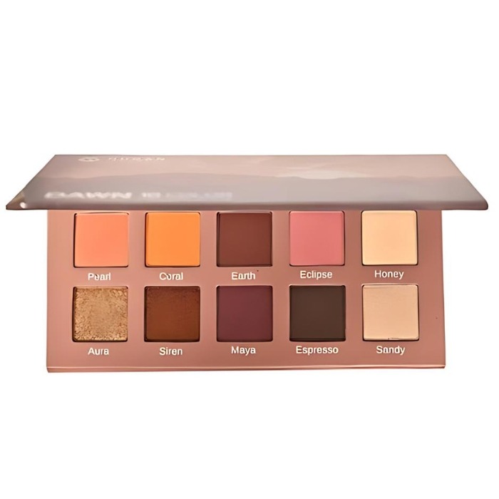nuban-beauty-dawn-10-colour-eyeshadow-palette (2) Nuban Beauty Dawn 10 Colour Eyeshadow Palette - Image 1